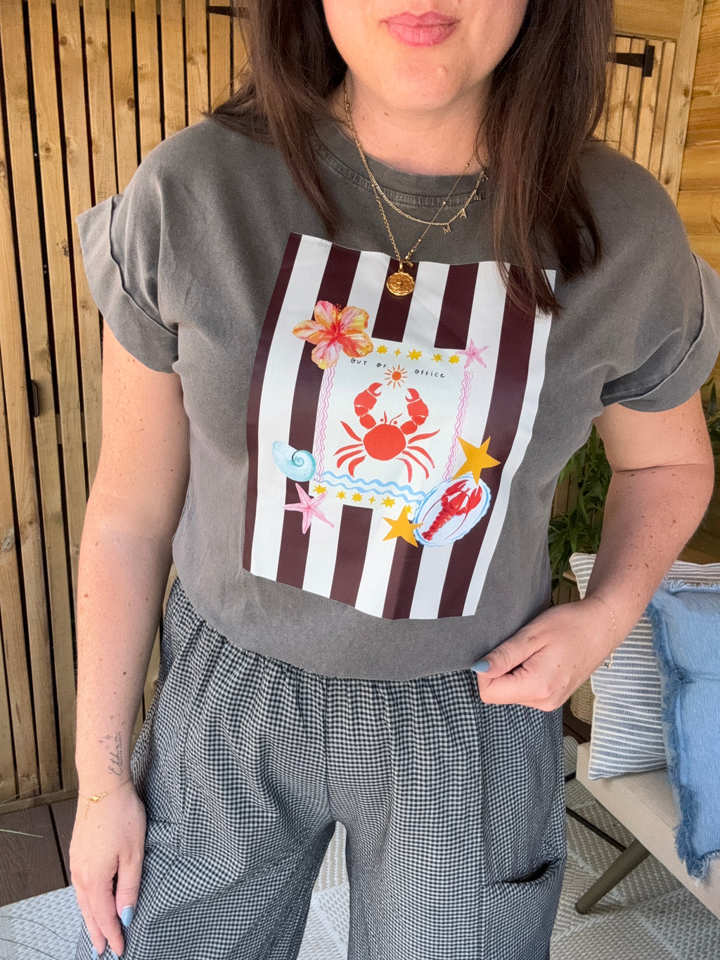 Out of Office Tee - Grey