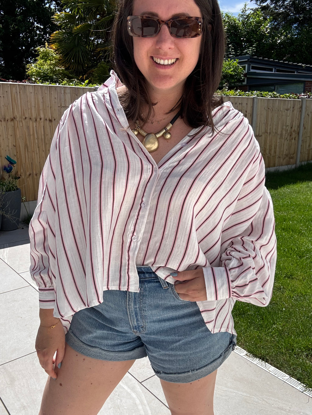 Lyon Oversized Stripe Shirt