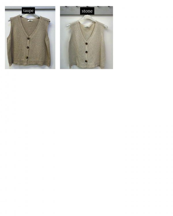 Milan Fine Knit Waistcoat