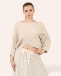 Tuscany Soft Knit Cross Jumper