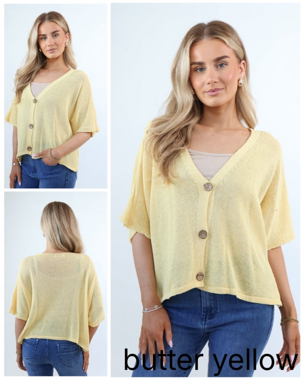 Verona Button Knit Cardigan