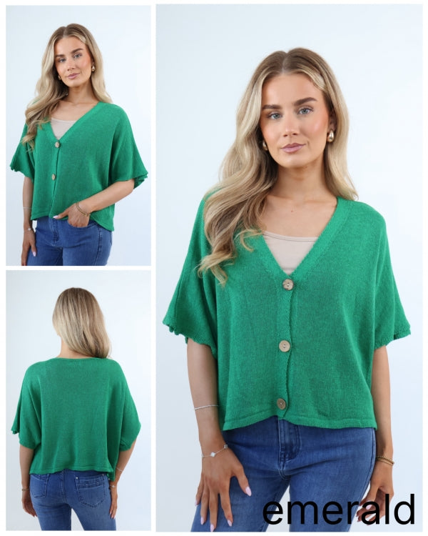 Verona Button Knit Cardigan