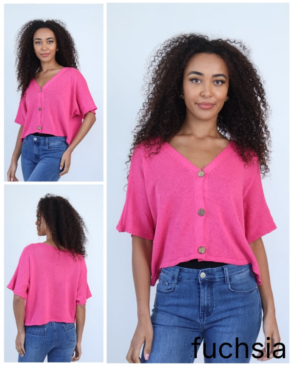 Verona Button Knit Cardigan