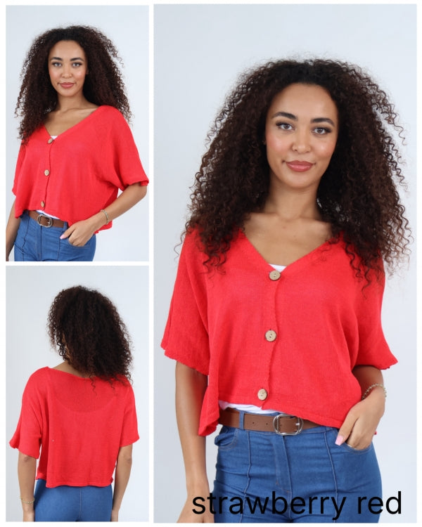 Verona Button Knit Cardigan