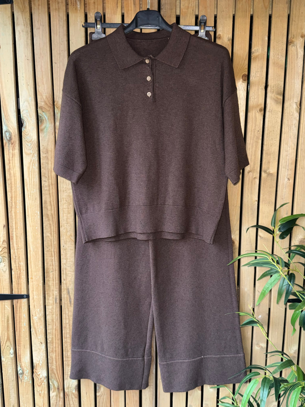 Soft Knit Polo Tee Co-Ord