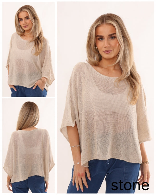 Fine Knit Cropped Top