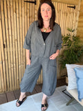 Gingham Co Ord - Black