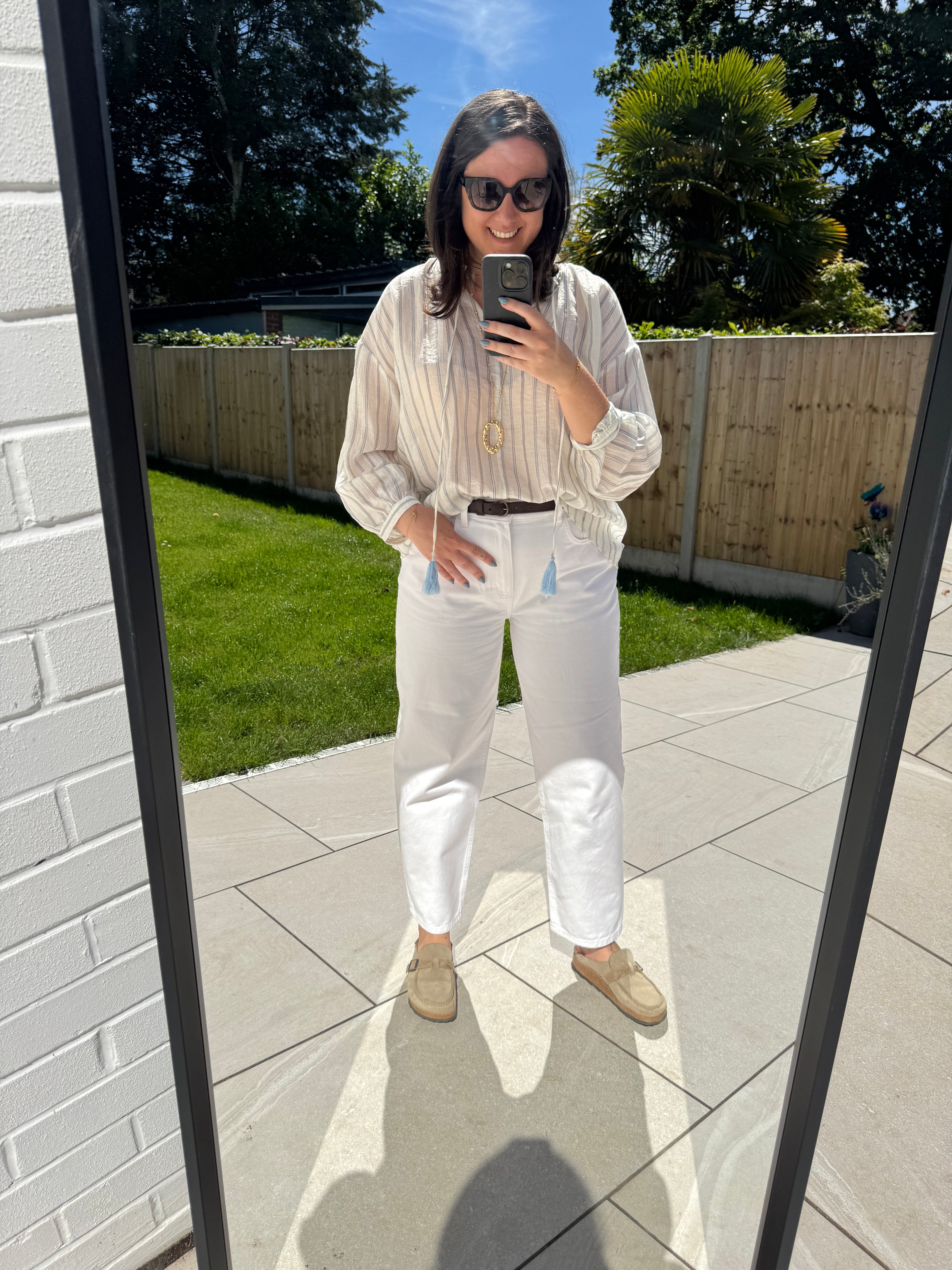Riviera Relaxed Stripe Blouse