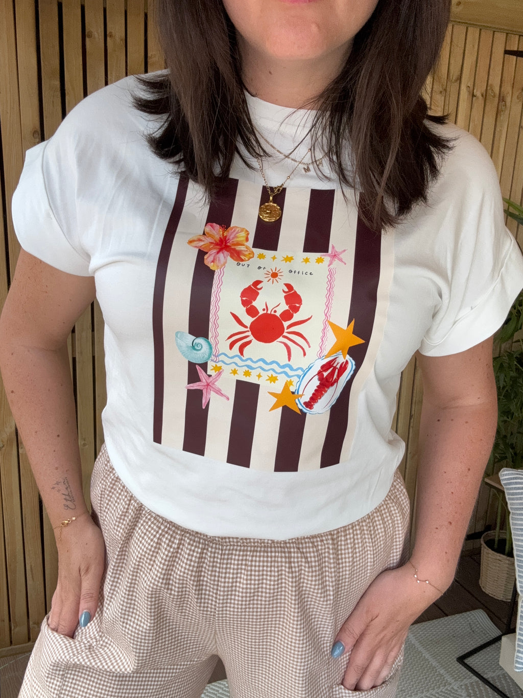 Out of Office Tee - White