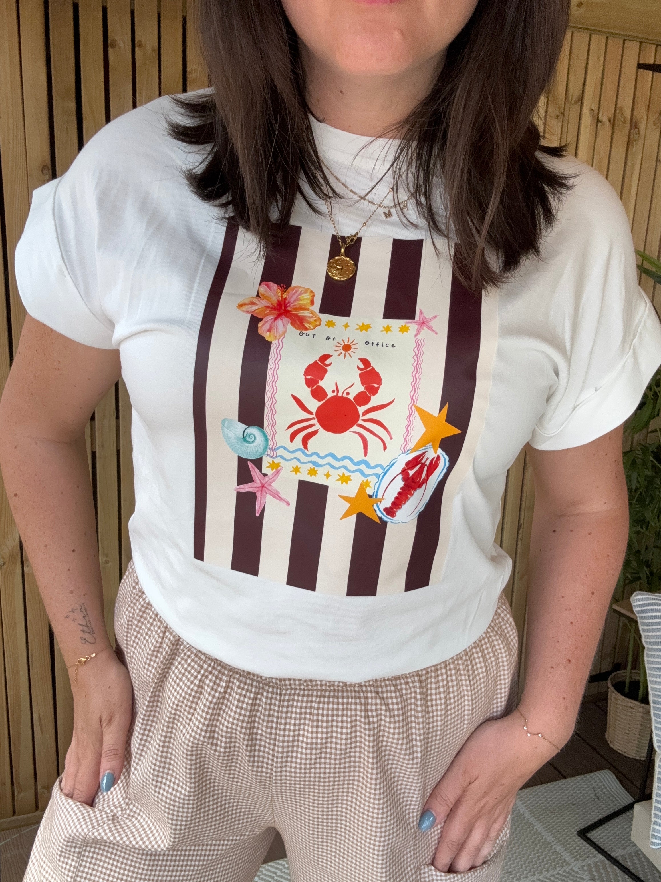Out of Office Tee - White
