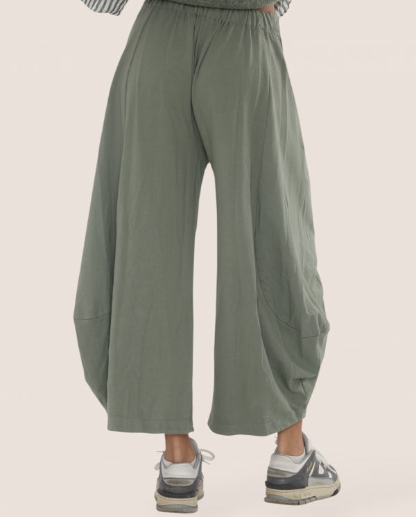 Cotton Jersey Cocoon Trousers
