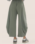 Cotton Jersey Cocoon Trousers