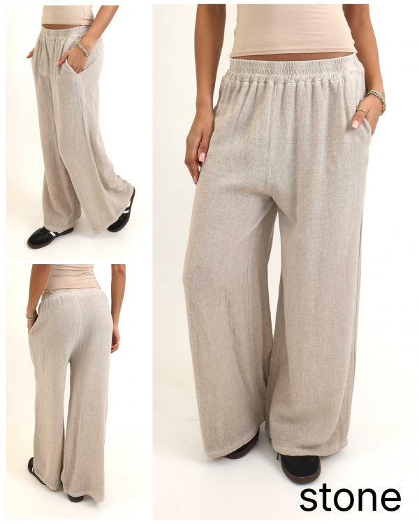 Almalfi Linen Trousers