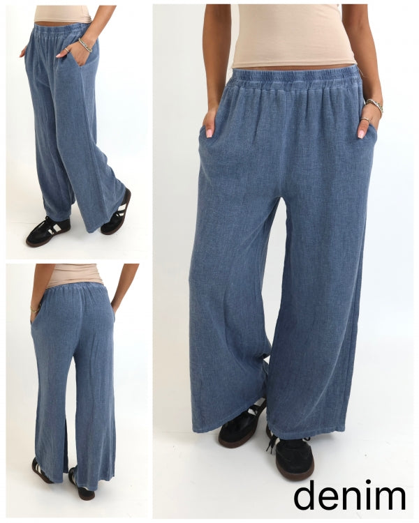 Almalfi Linen Trousers