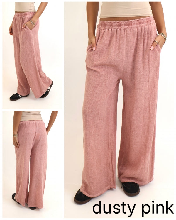 Almalfi Linen Trousers