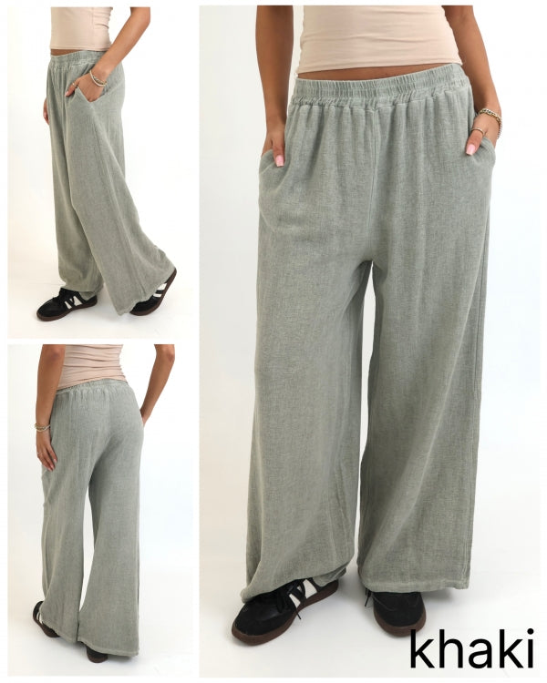 Almalfi Linen Trousers