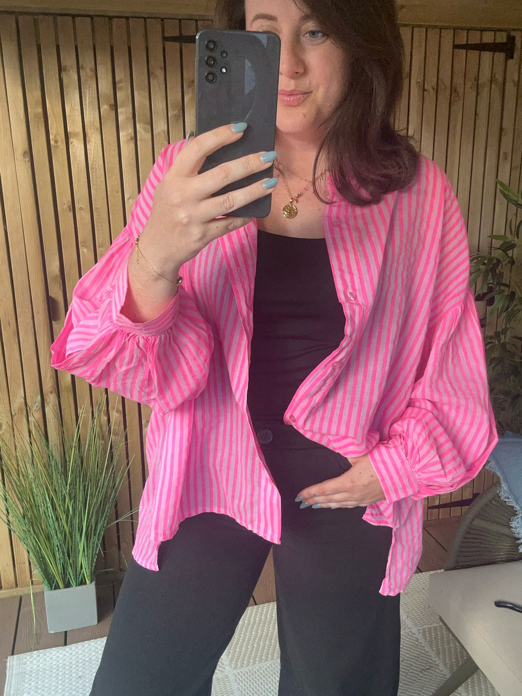 Oversized Stripe Shirt