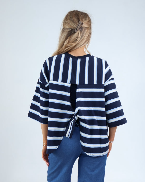Cannes Back Tie Detail Tee