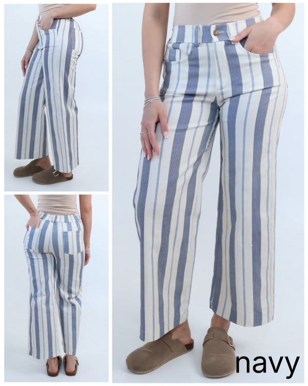 Monaco Stripe Panel Jeans