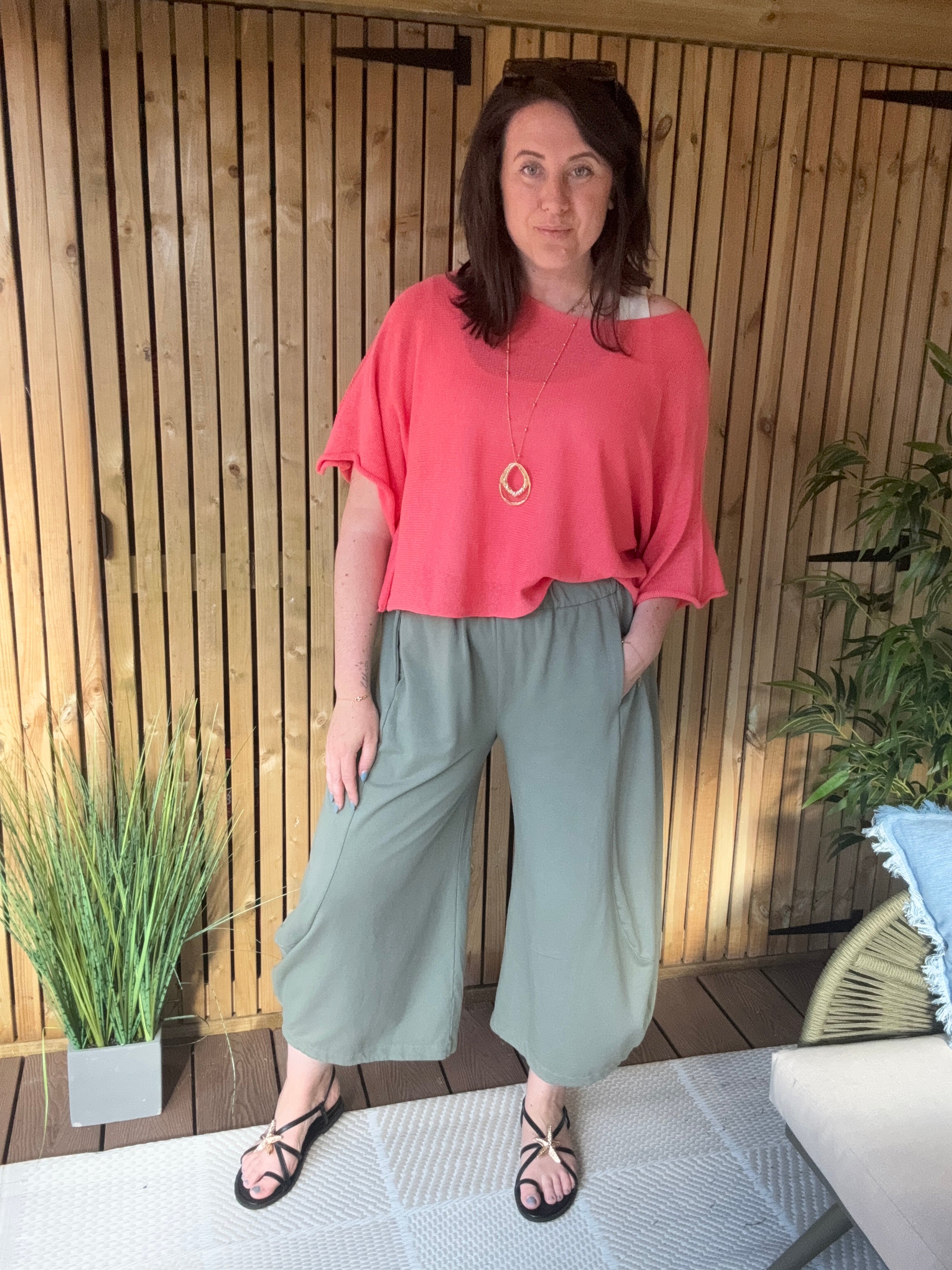 Fine Knit Cropped Top