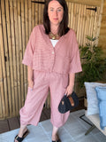 Gingham Co Ord - Cherry