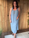 Crepe Maxi Dress