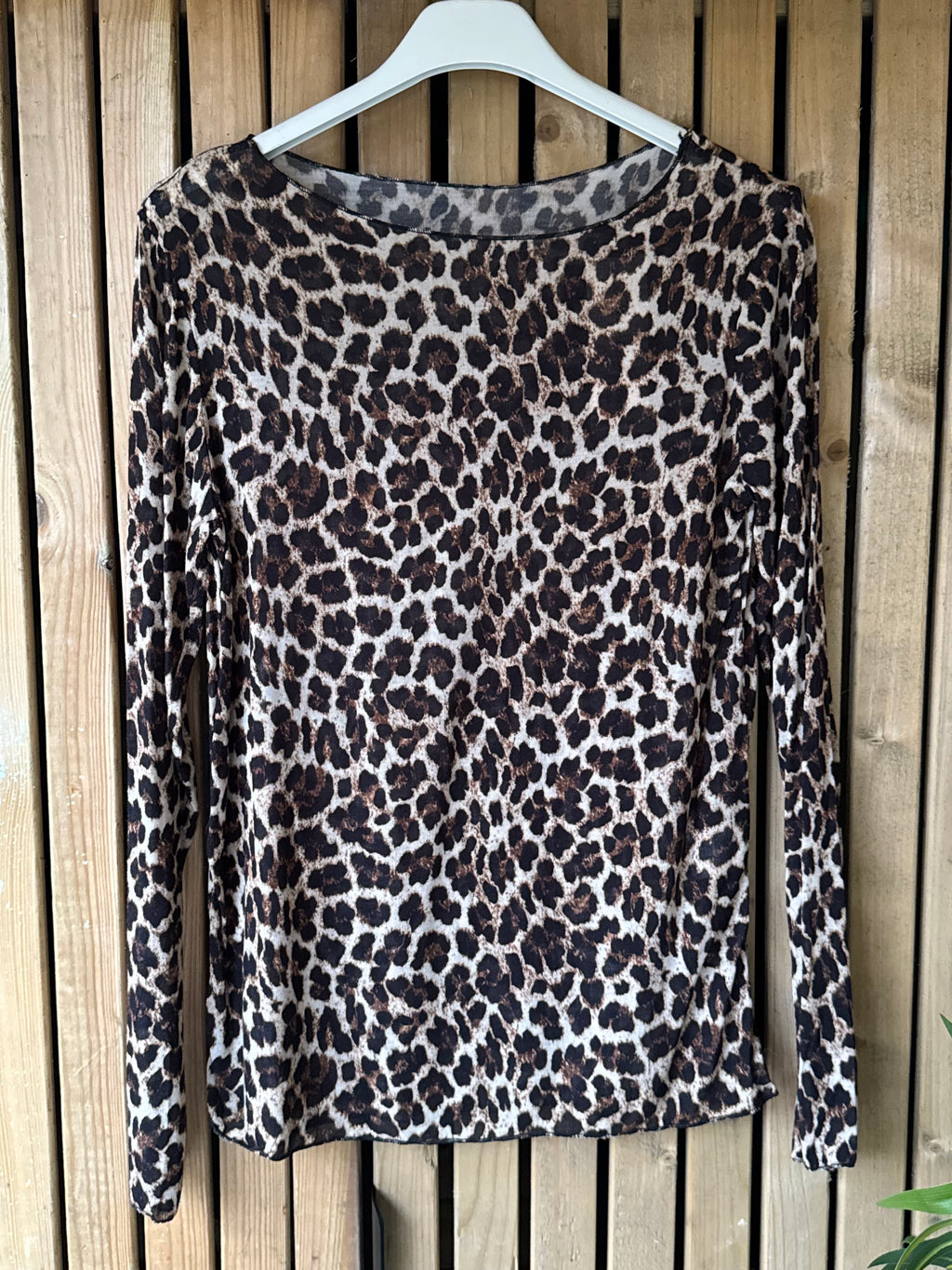 Super Soft Cashmere Layering Top - Leopard Prints
