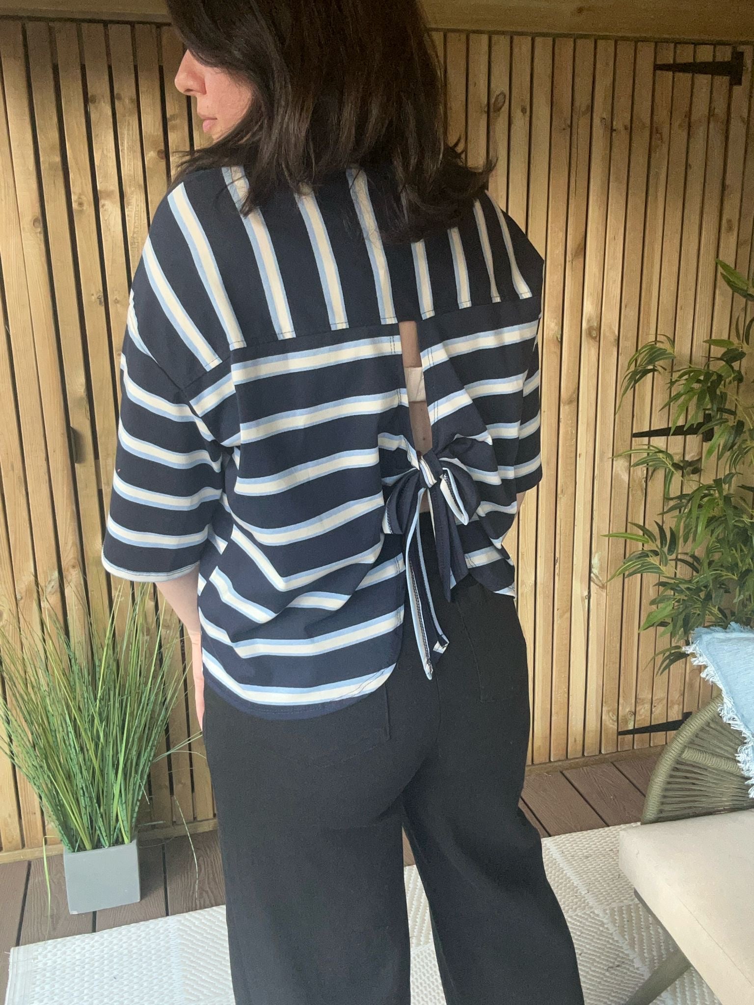 Back Tie Detail Tee