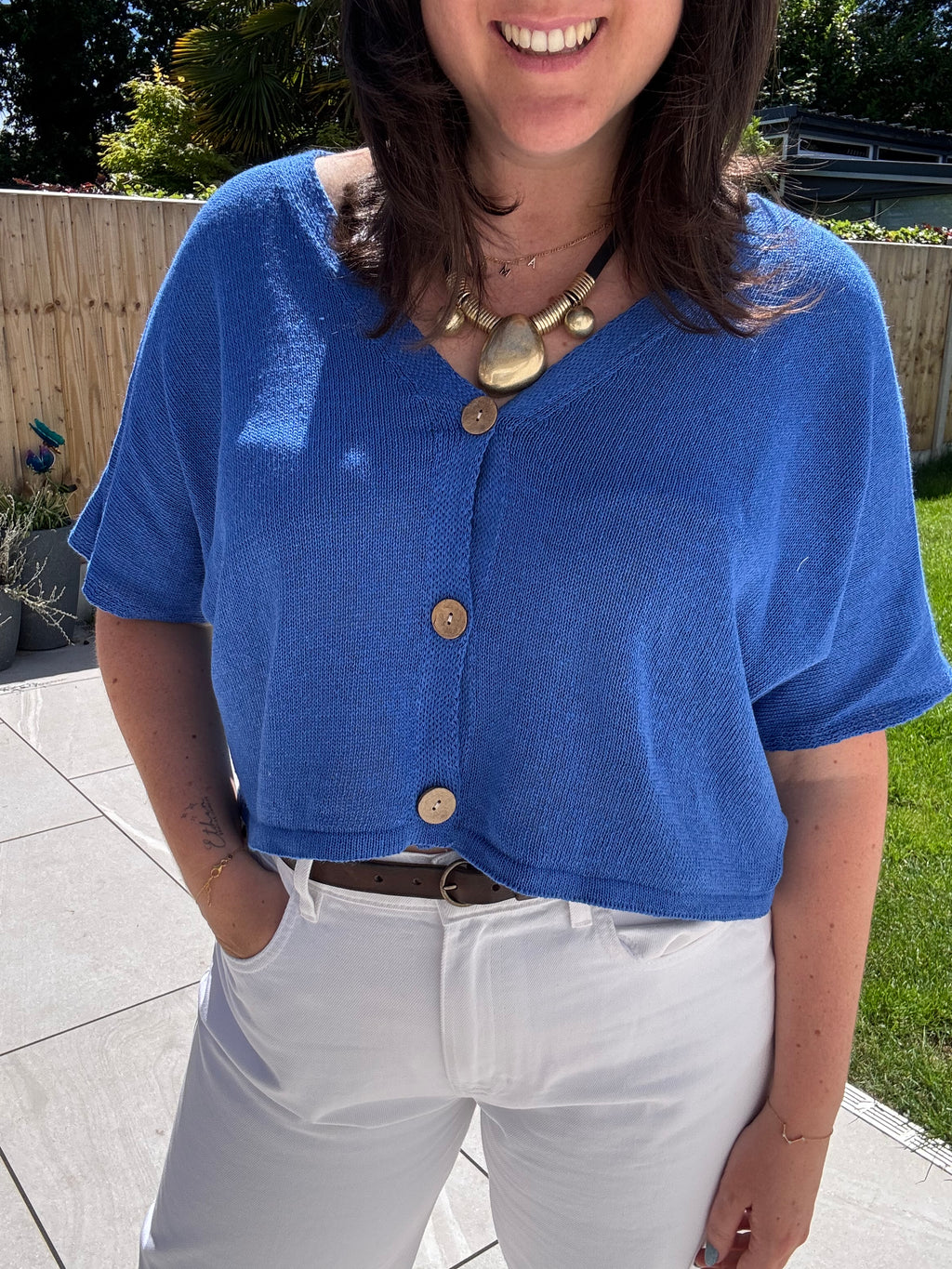 Verona Button Knit Cardigan