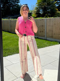 Monaco Stripe Panel Jeans