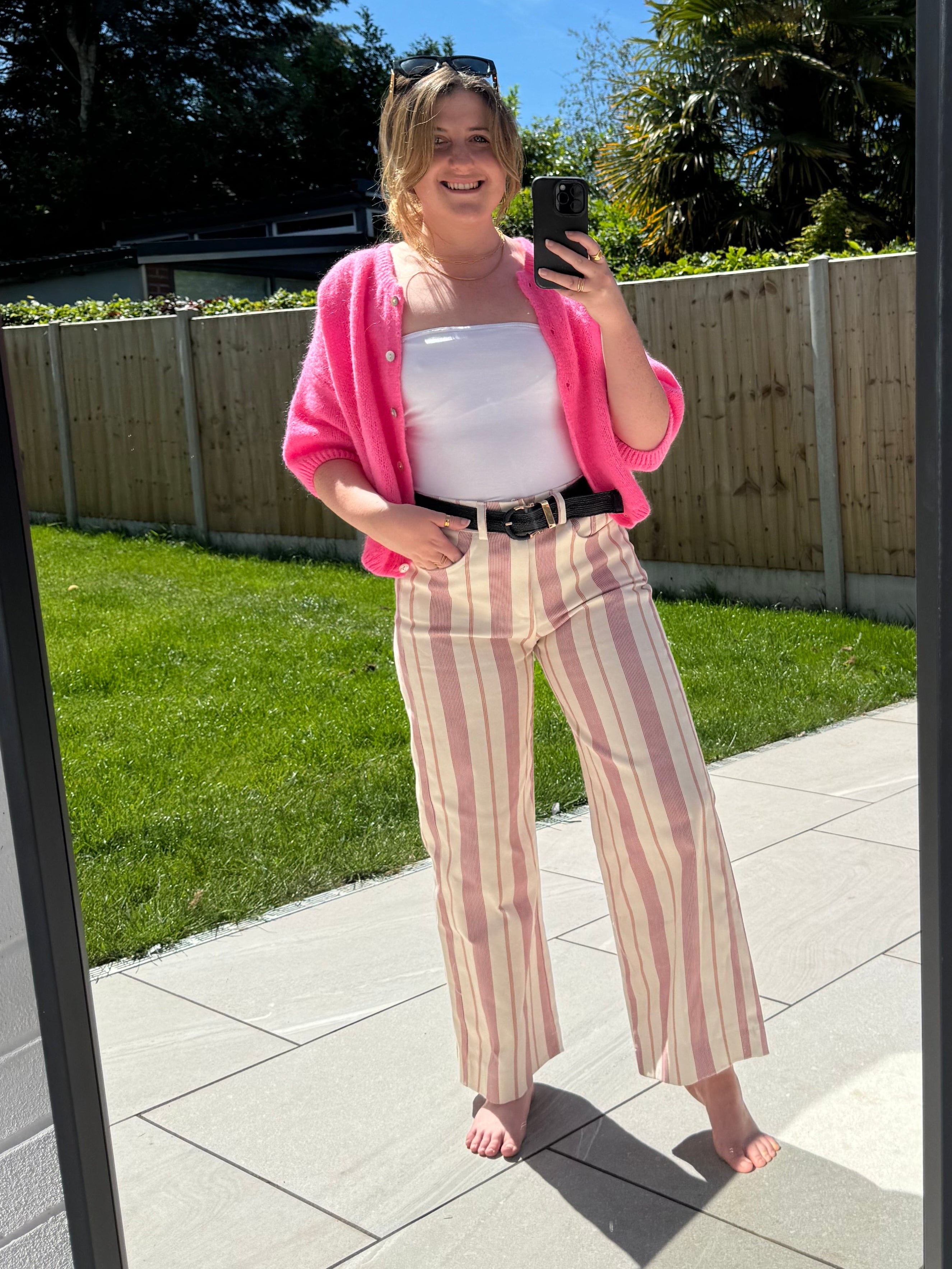 Monaco Stripe Panel Jeans