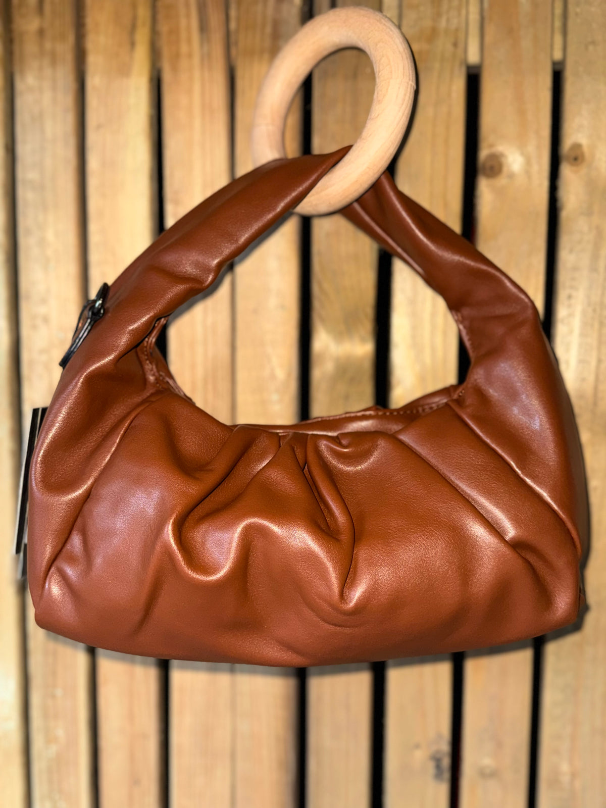 Ruched Slouch Bag