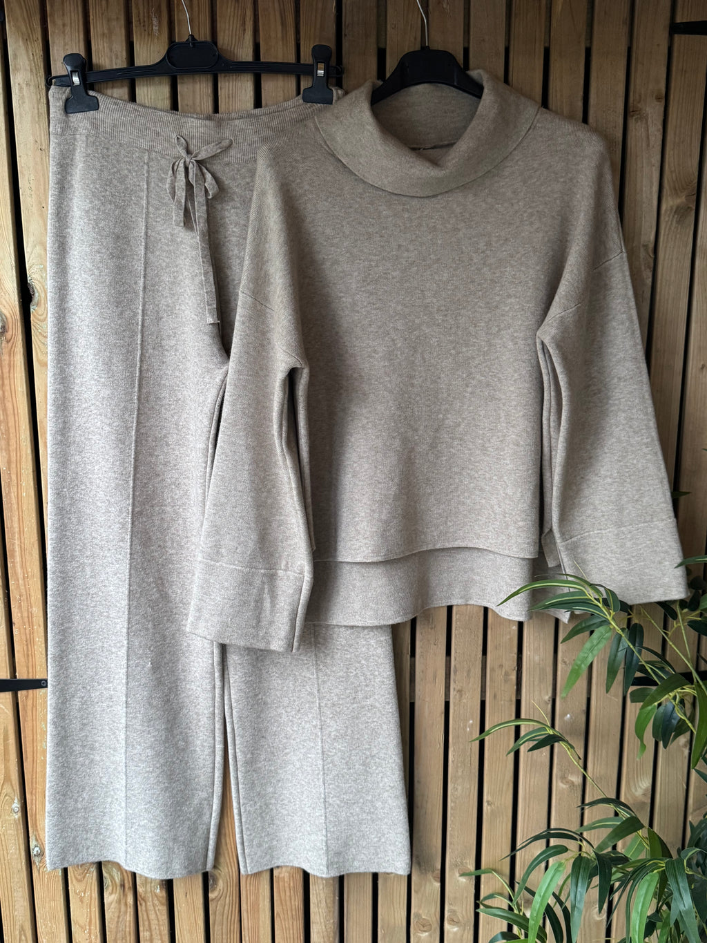 Soft Knit Funnel Neck Co-Ord