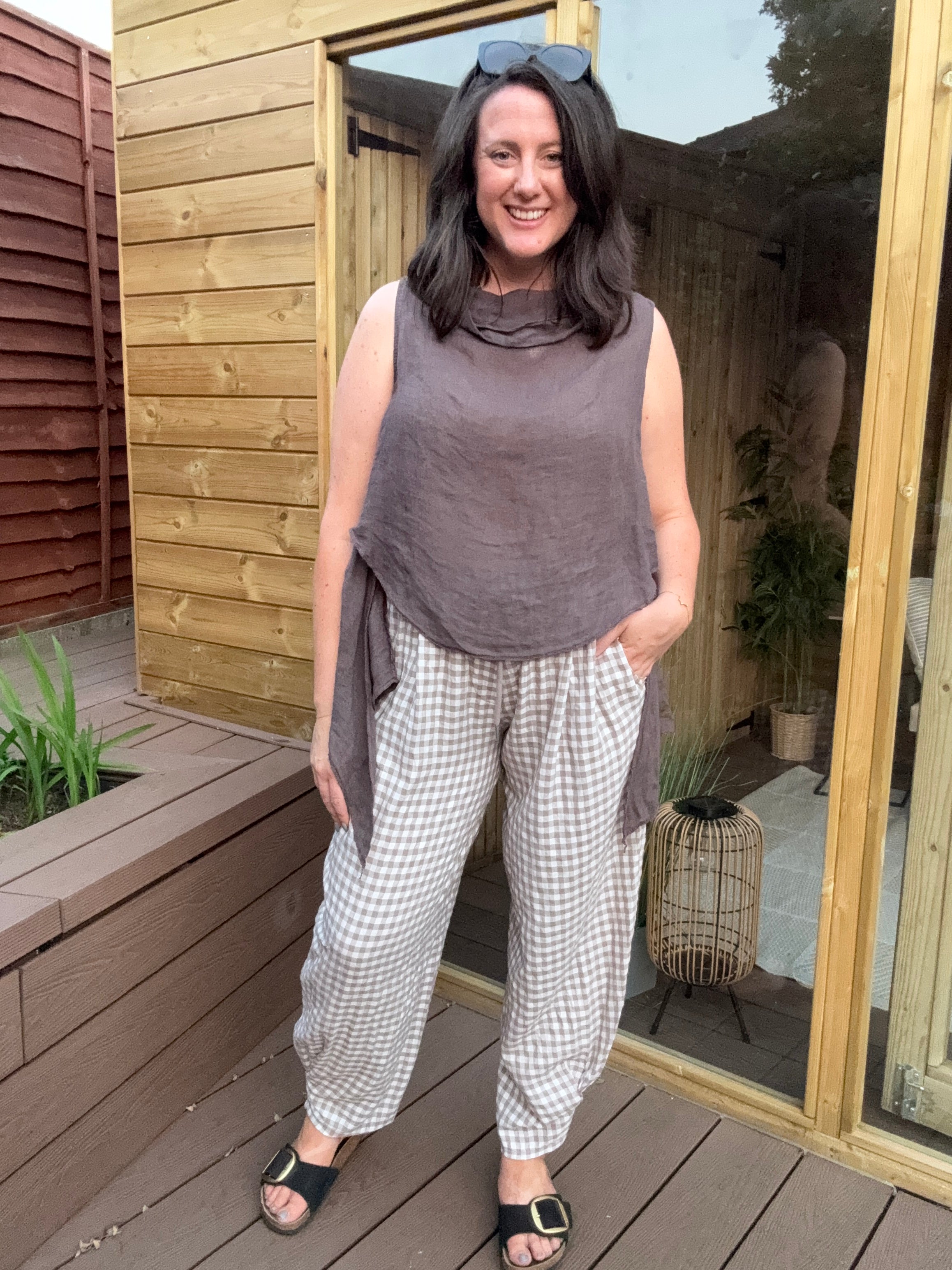 Linen Tunic - Brown