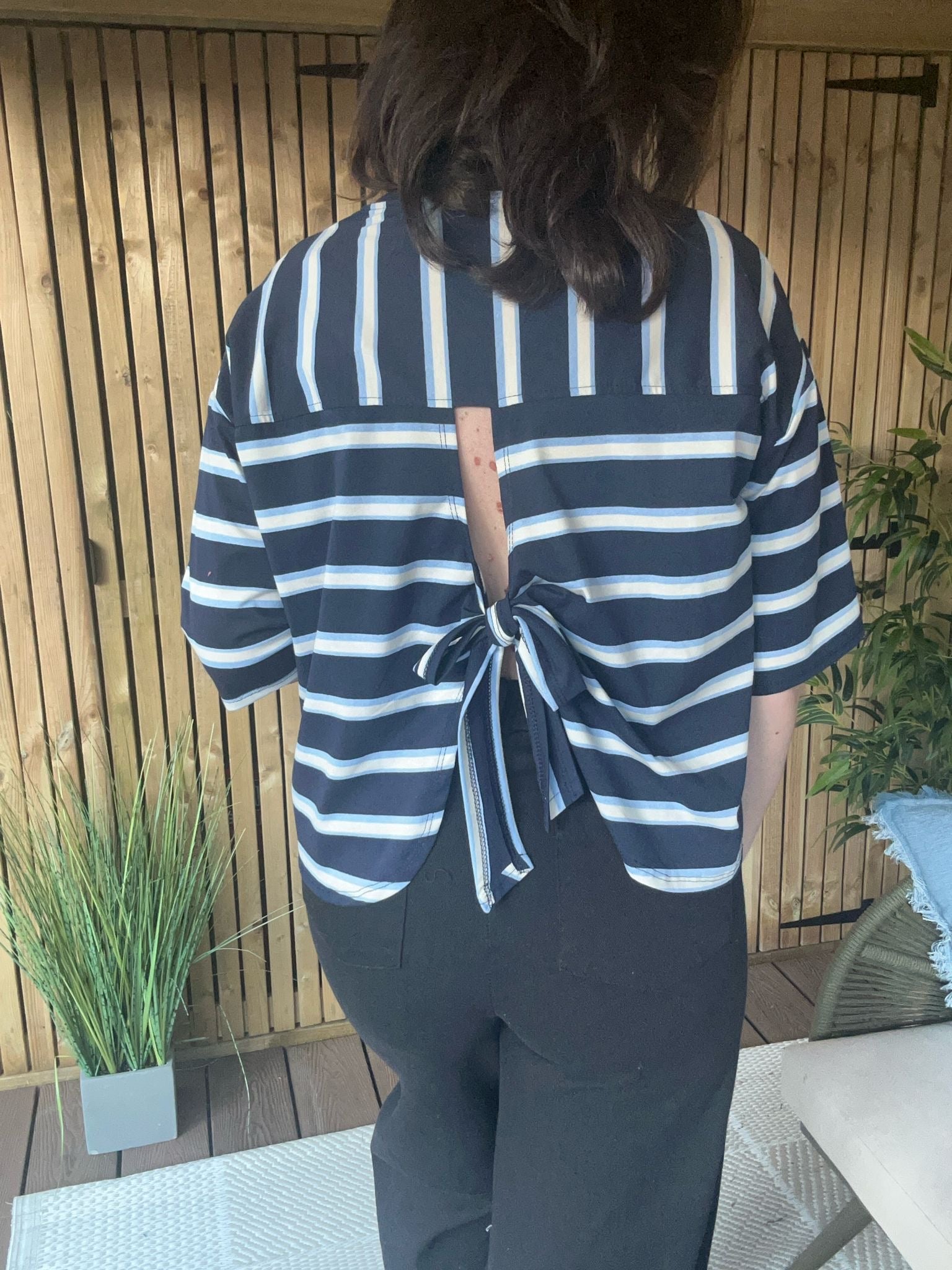 Back Tie Detail Tee