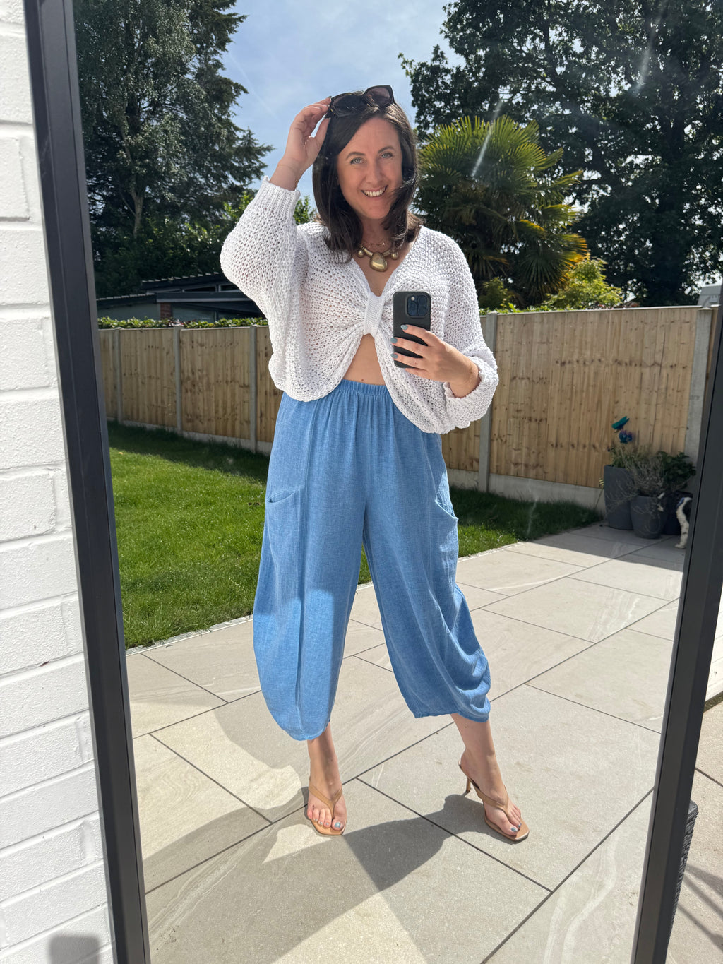 Positano Relaxed Linen Trousers