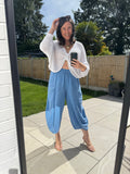 Positano Relaxed Linen Trousers
