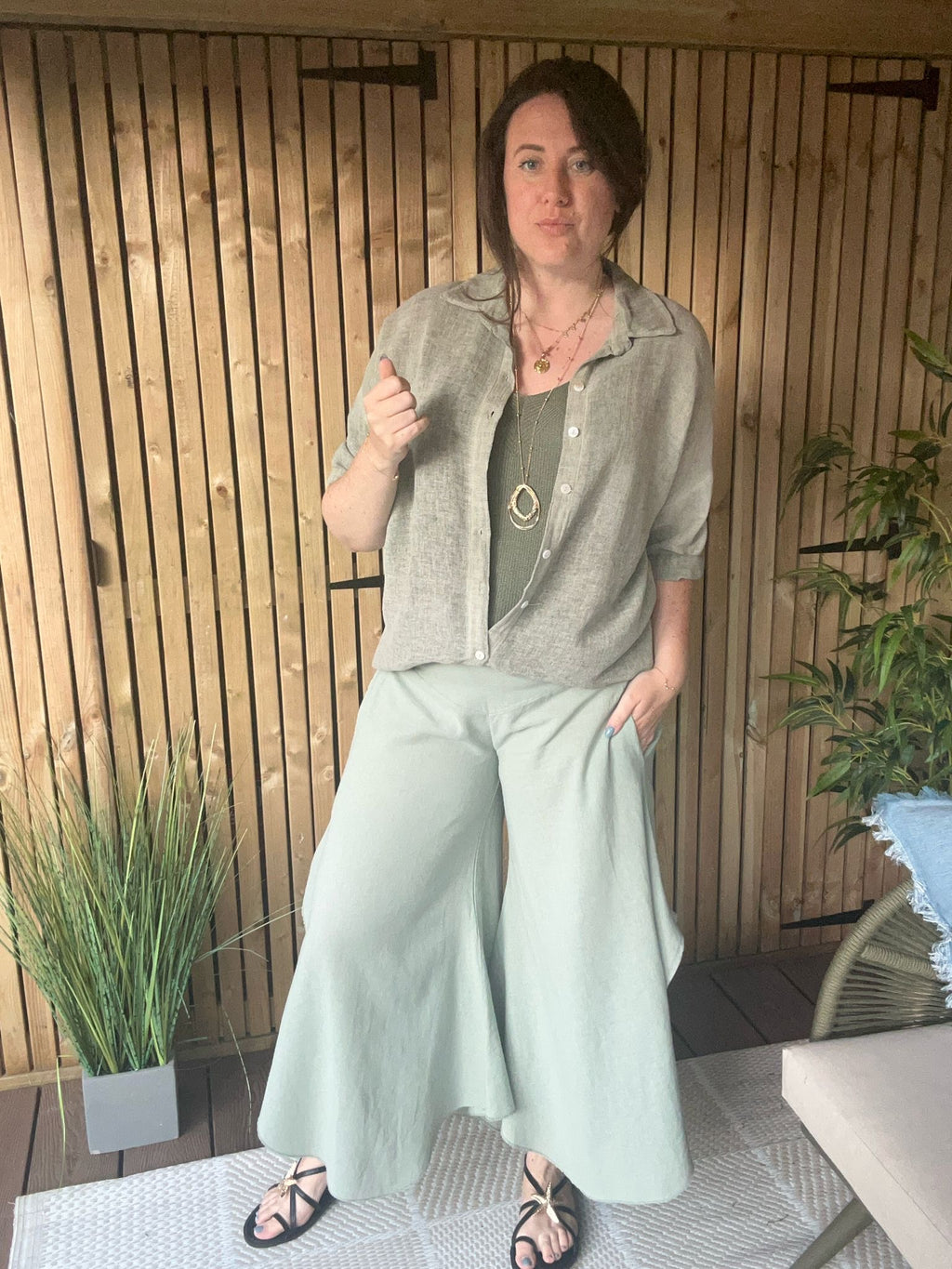 Waterfall Leg Trouser