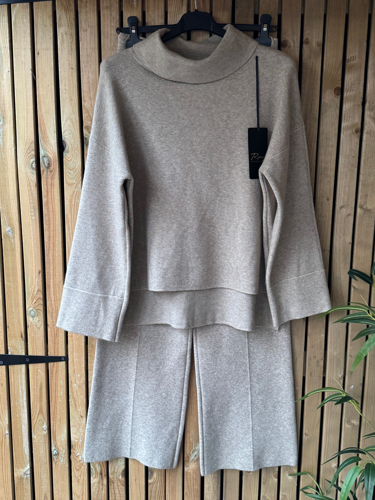 Soft Knit Funnel Neck Co-Ord
