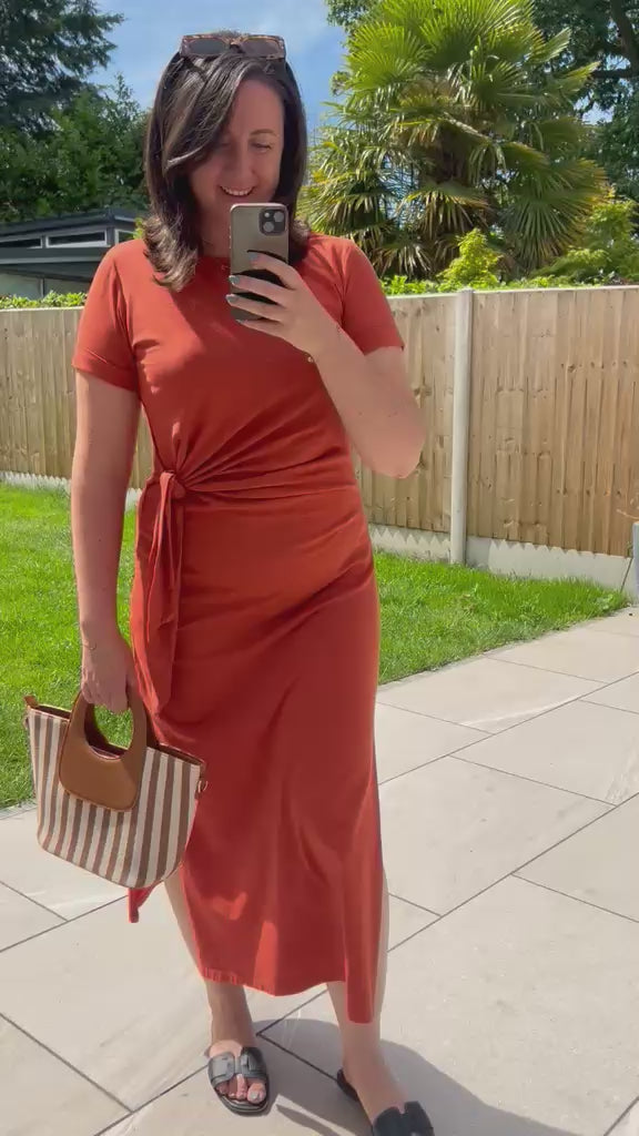Siena Tie Side Dress
