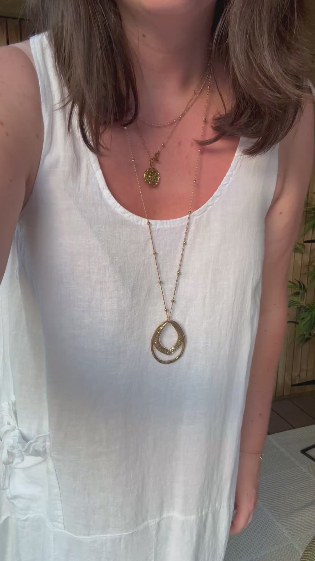 One Pocket Linen Dress
