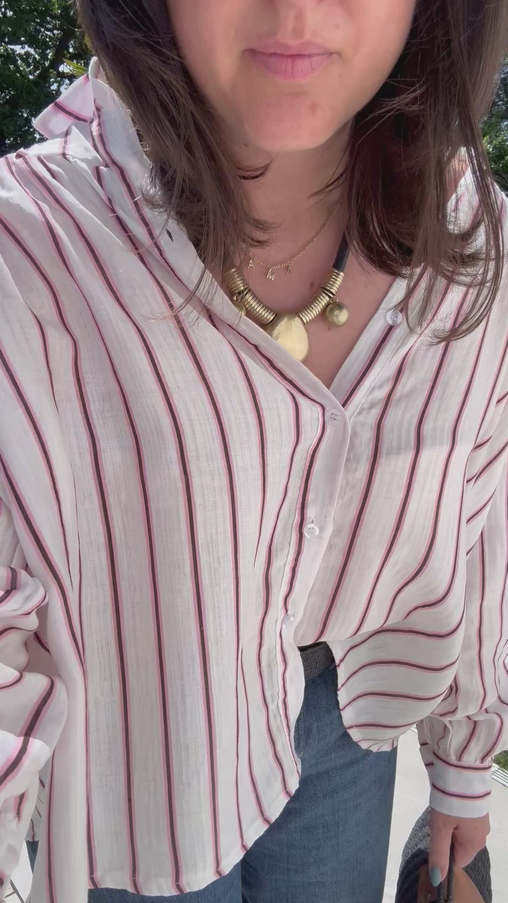 Lyon Oversized Stripe Shirt